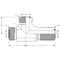World Wide Fittings Male Flat Face O-Ring to Male Flat Face O-Ring Bulkhead to Male Flat Face O-Ring Run Tee 4726X12X12X12 - alternate 2